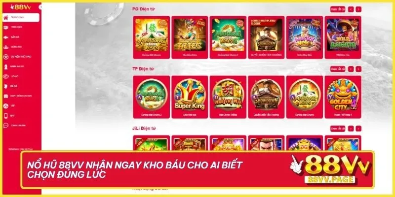Trang chủ 27 Nổ hũ 88vv nhận ngay kho báu cho ai biết chọn đúng lúc